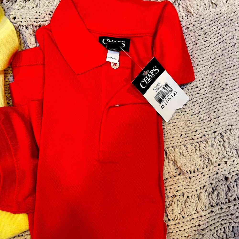 Chaps Boys POLO  Shirt 10/12